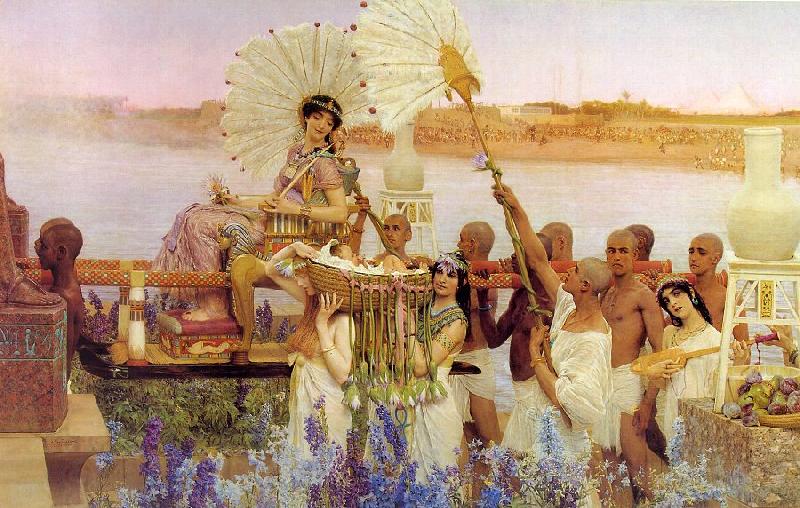 Alma Tadema The Finding of Moses oil painting picture